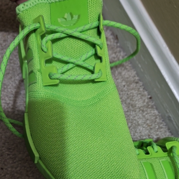 Adidas Kids Bright Green Sneakers - Picture 3 of 6